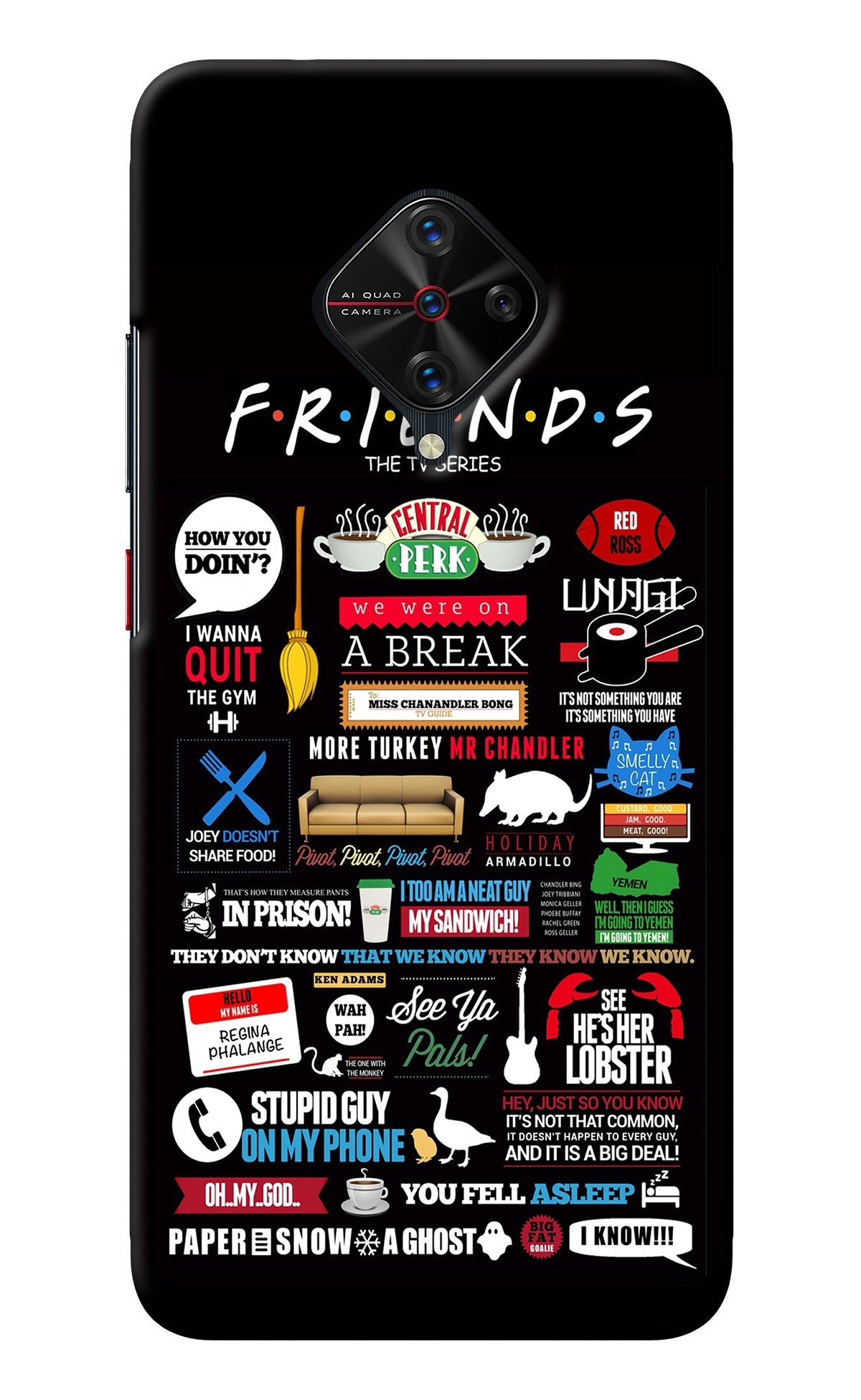 FRIENDS Vivo S1 Pro Back Cover