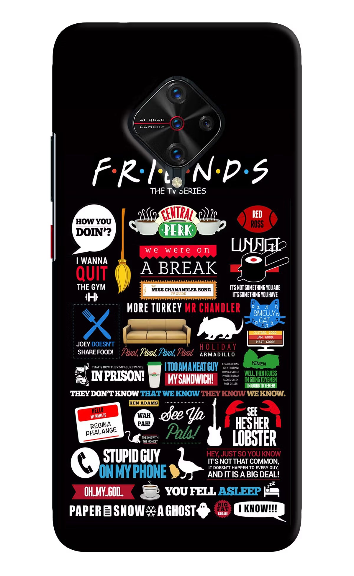 FRIENDS Case for Vivo S1 Pro by Casekaro