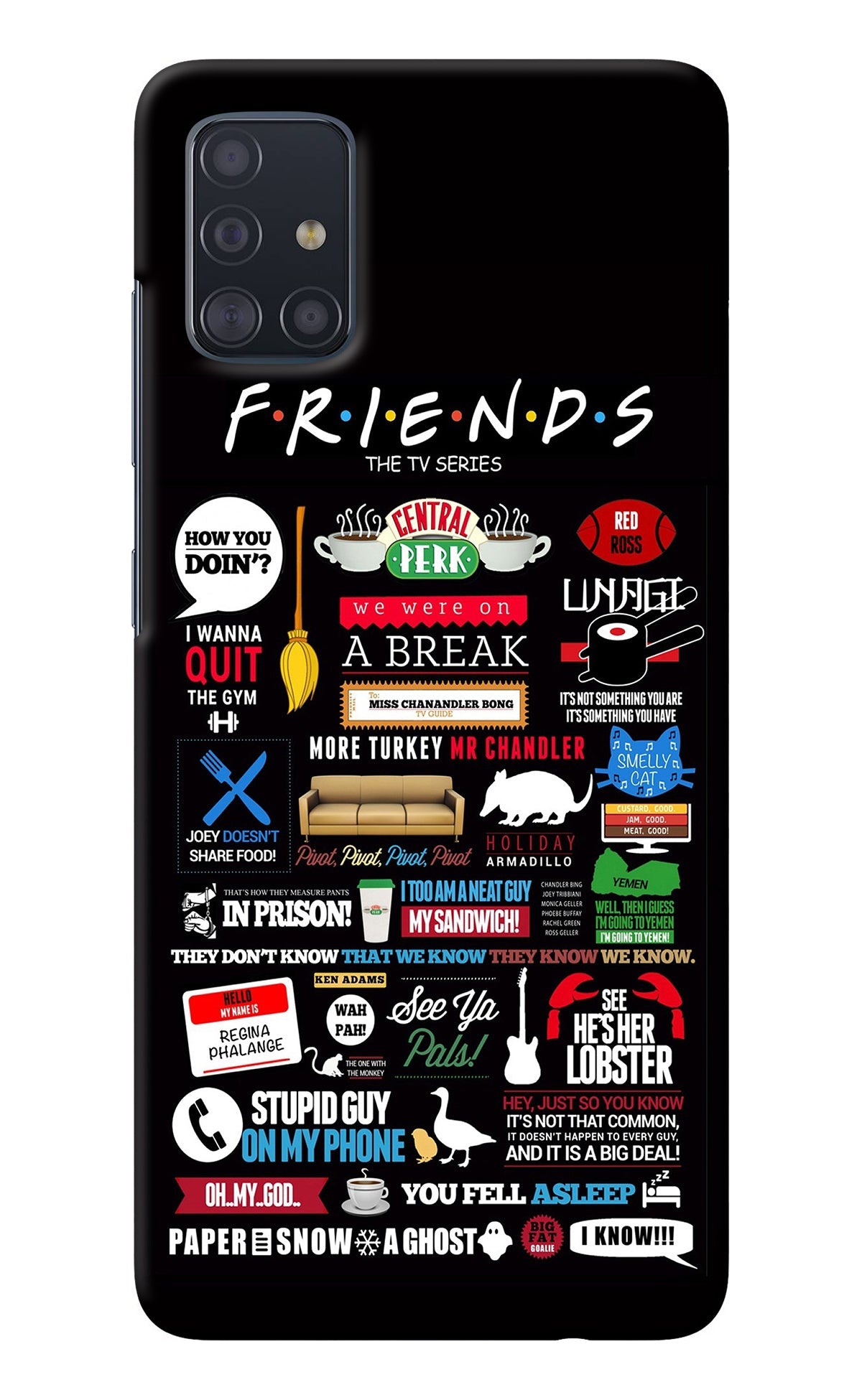 FRIENDS Samsung A51 Back Cover