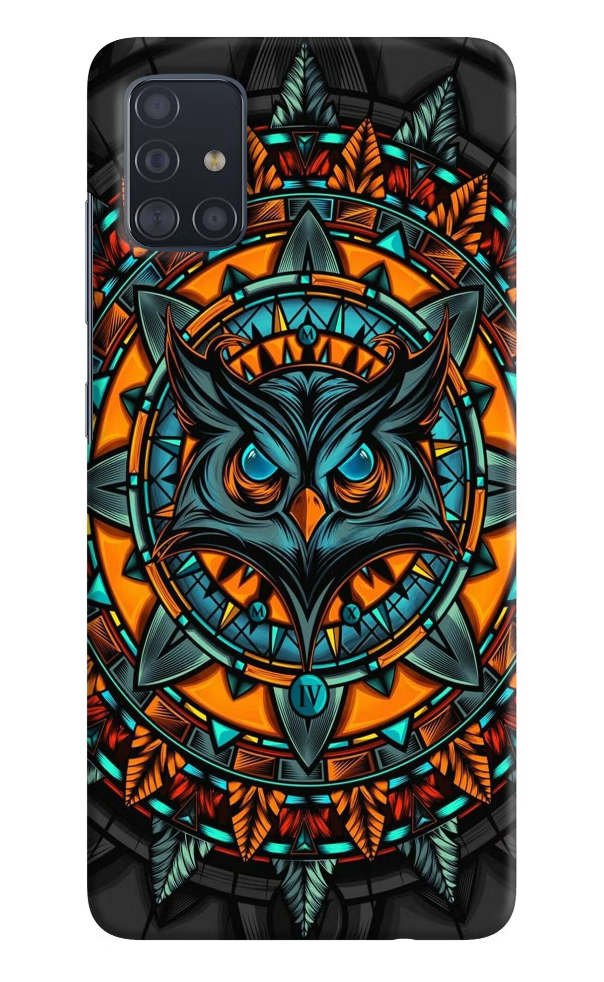 Angry Owl Art Case for Samsung A51 by Casekaro