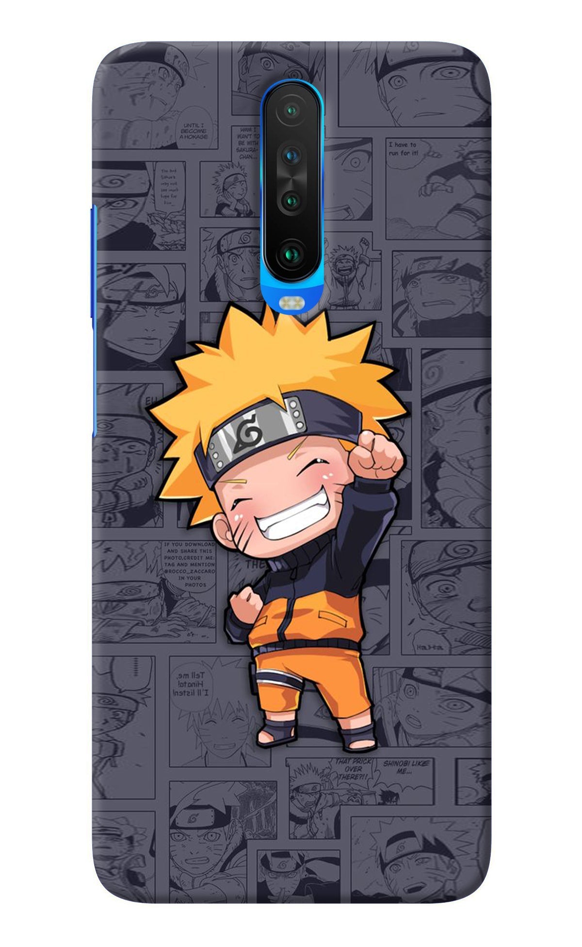 Chota Naruto Poco X2 Back Cover