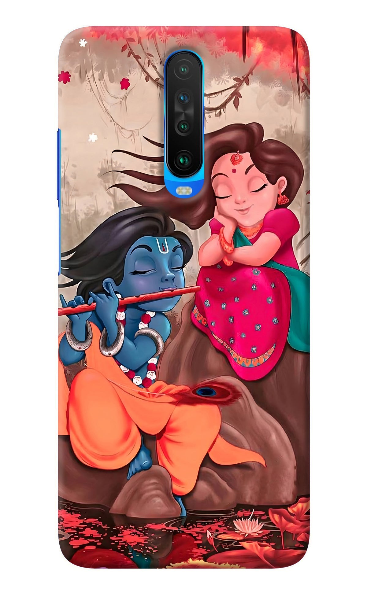 Radhe Krishna Poco X2 Back Cover