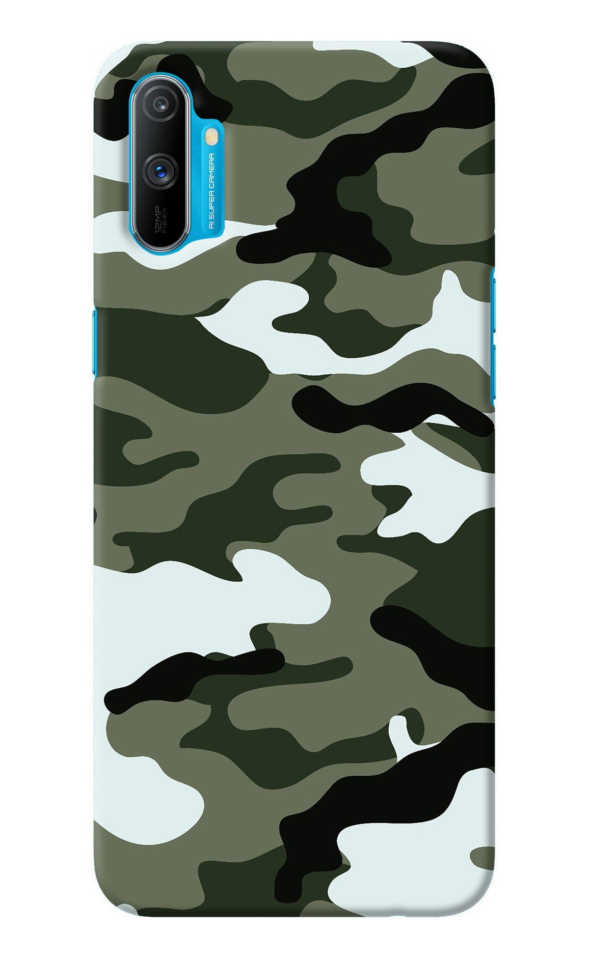 Camouflage Realme C3 Back Cover