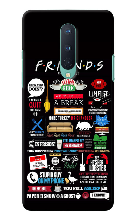 FRIENDS Oneplus 8 Back Cover