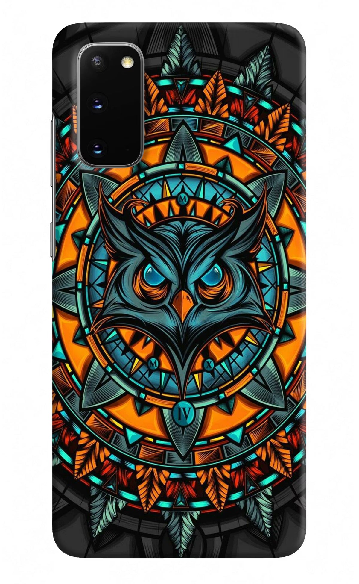Angry Owl Art Case for Samsung S20 by Casekaro
