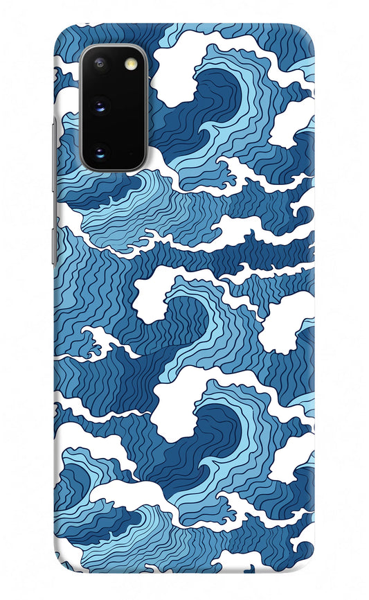 Blue Waves Case for Samsung S20 by Casekaro
