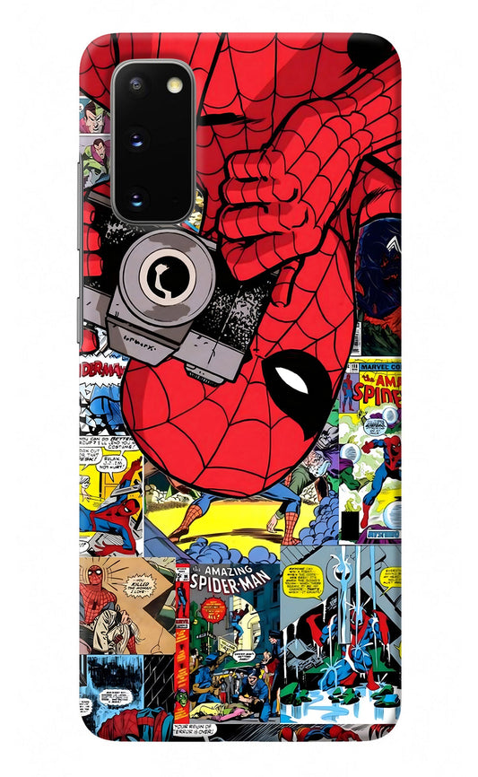 Spider Man Samsung S20 Back Cover