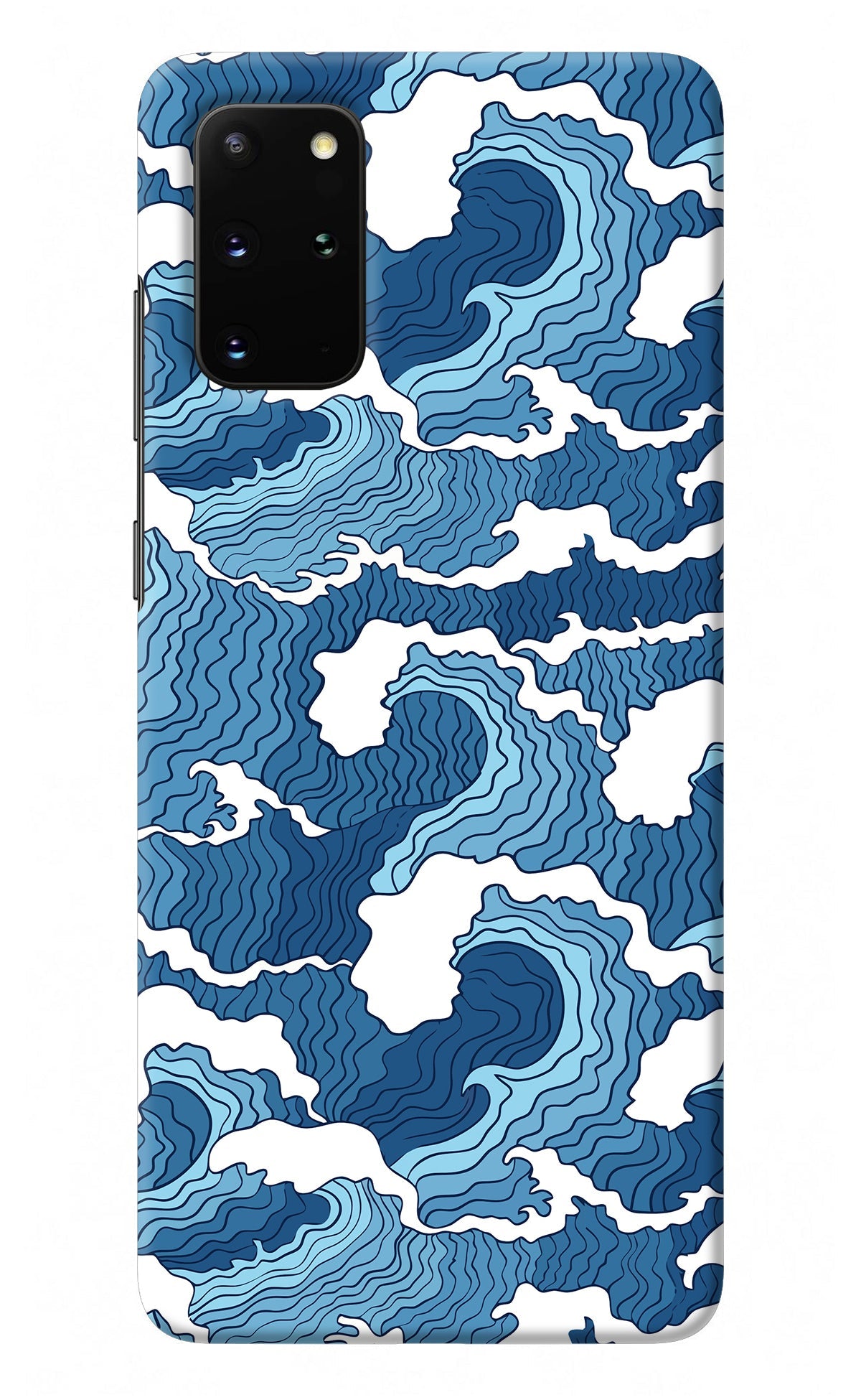 Blue Waves Samsung S20 Plus Back Cover