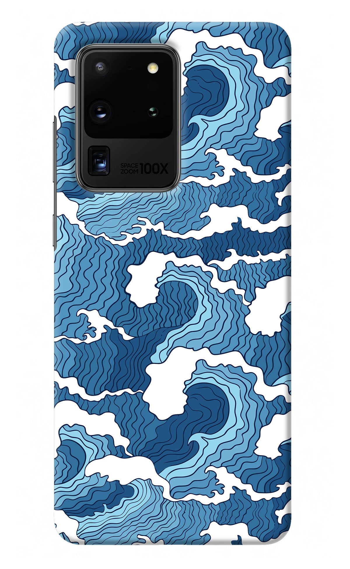 Blue Waves Samsung S20 Ultra Back Cover