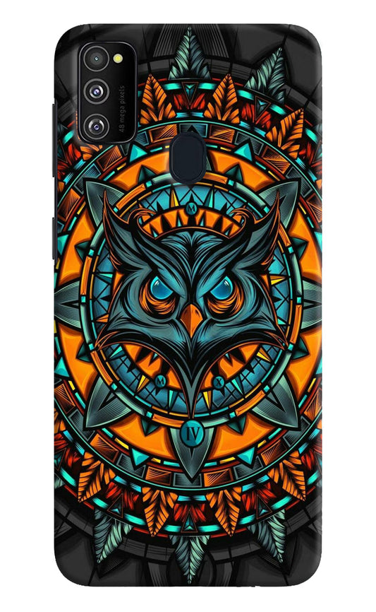 Angry Owl Art Case for Samsung M21 2020 by Casekaro