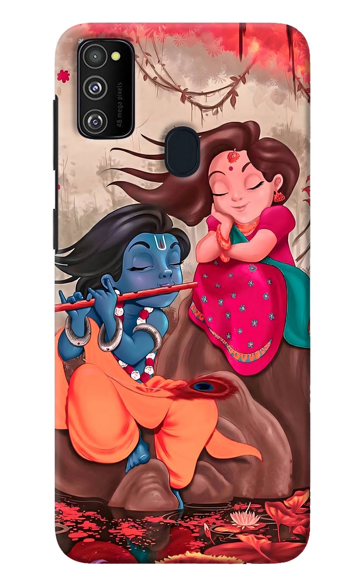 Radhe Krishna Samsung M21 2020 Back Cover