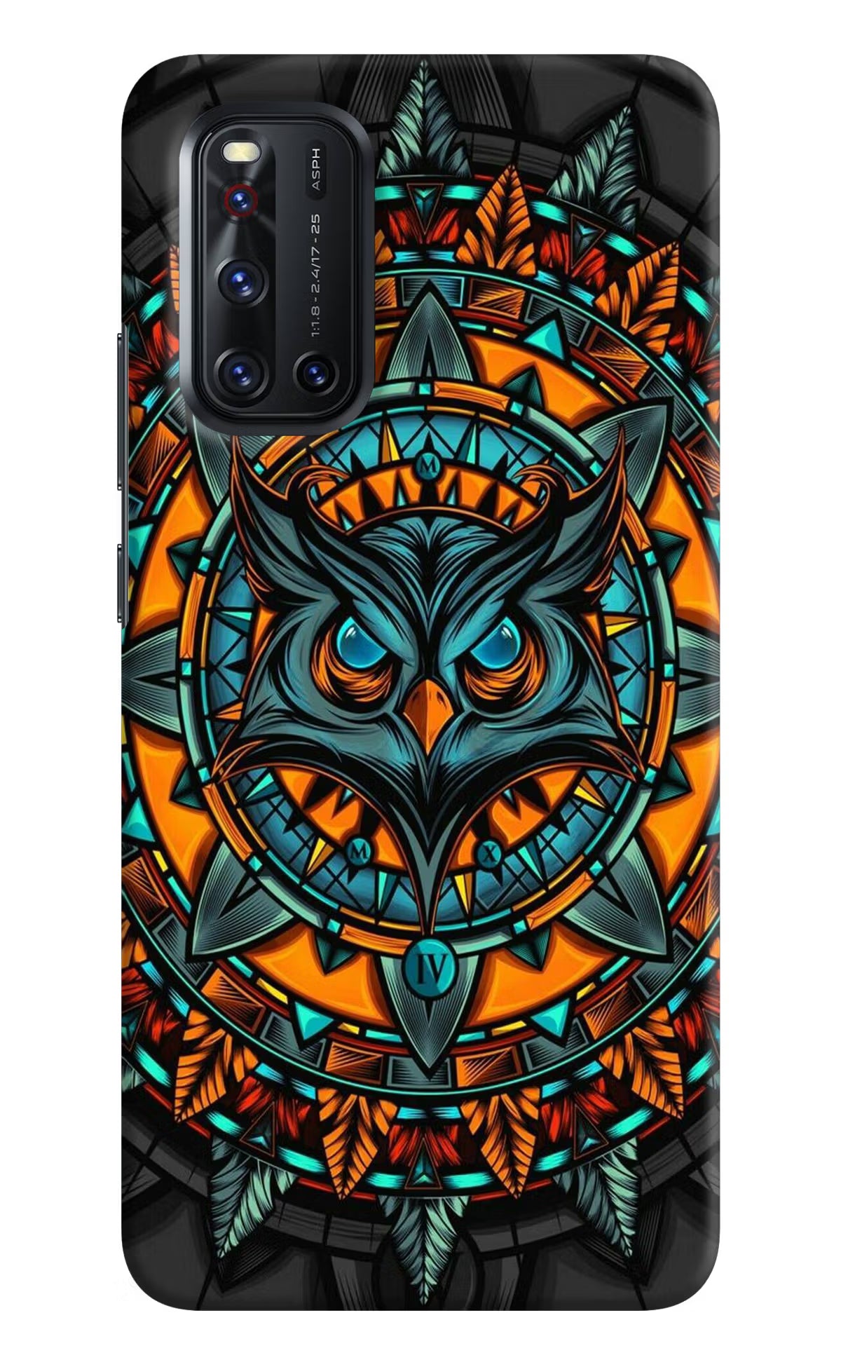Angry Owl Art Case for Vivo V19 by Casekaro