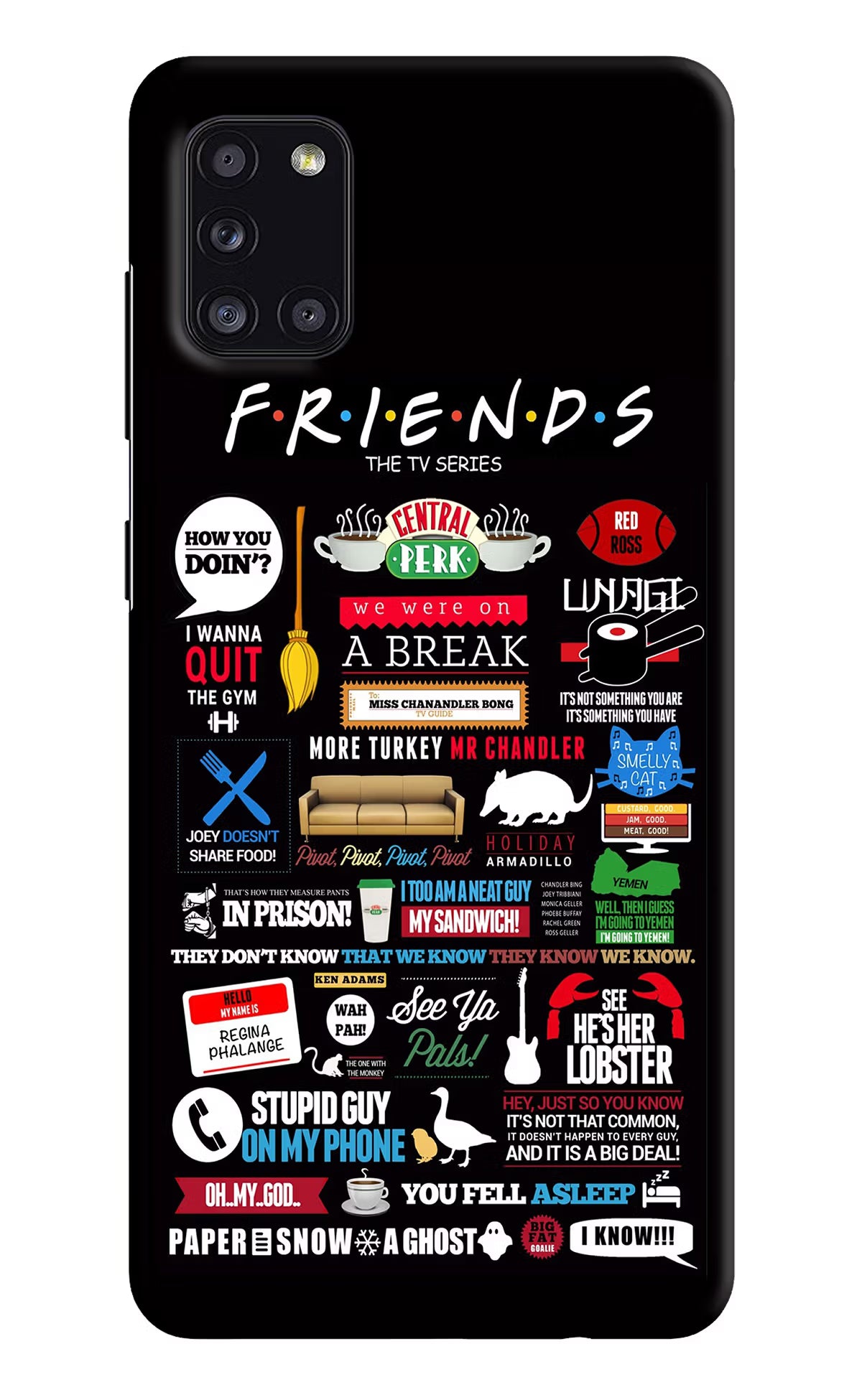 FRIENDS Case for Samsung A31 by Casekaro