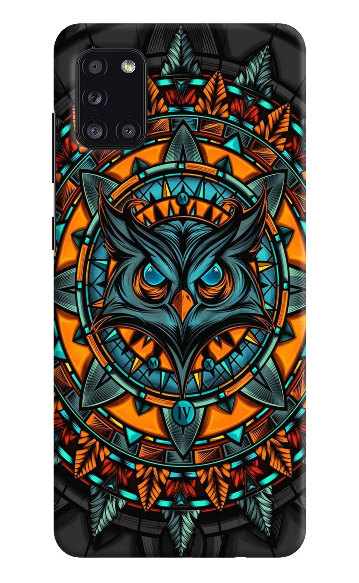 Angry Owl Art Case for Samsung A31 by Casekaro