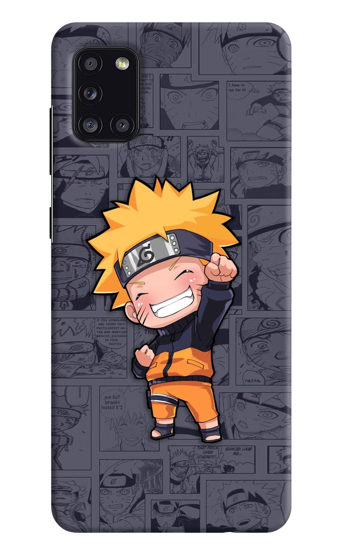 Chota Naruto Case for Samsung A31 by Casekaro