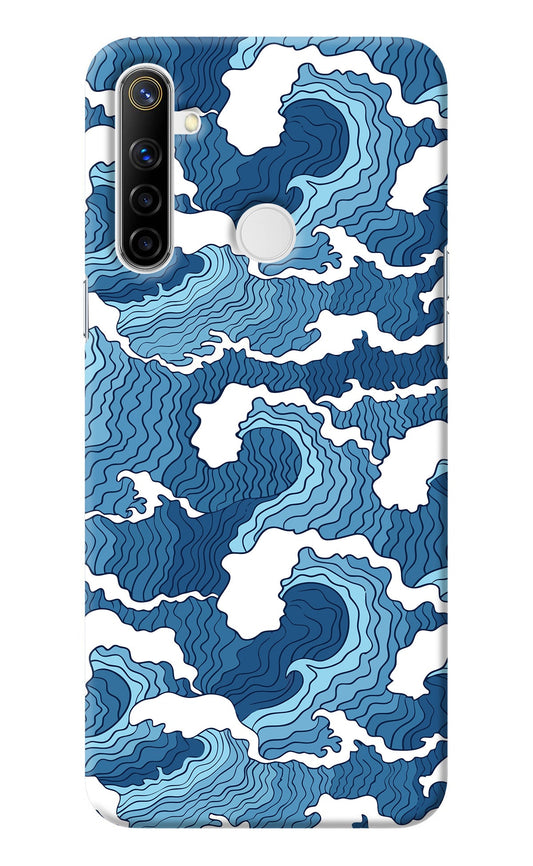 Blue Waves Realme Narzo 10 Back Cover