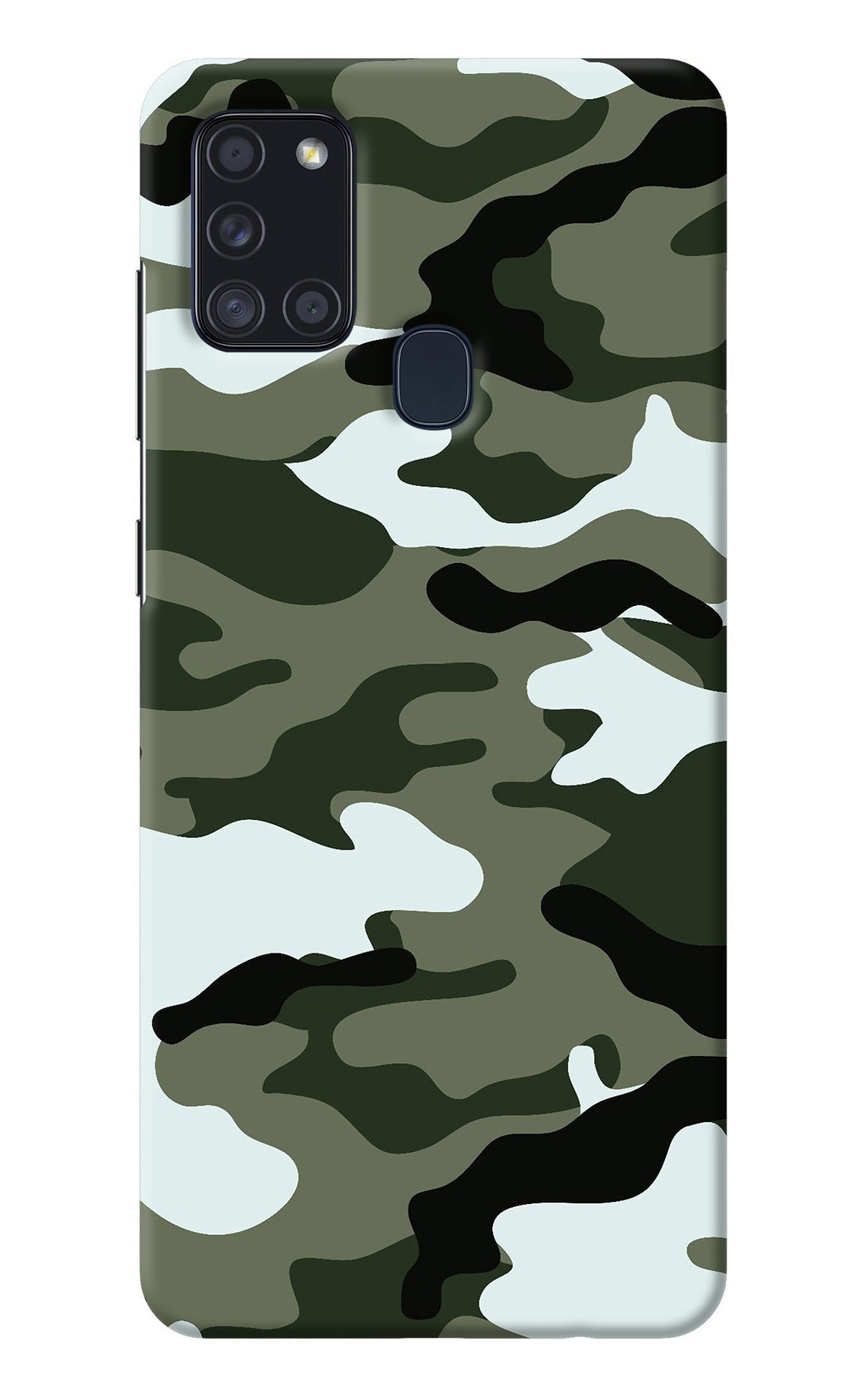 Camouflage Samsung A21s Back Cover