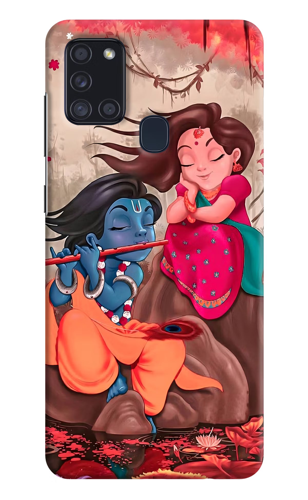 Radhe Krishna Case for Samsung A21s by Casekaro