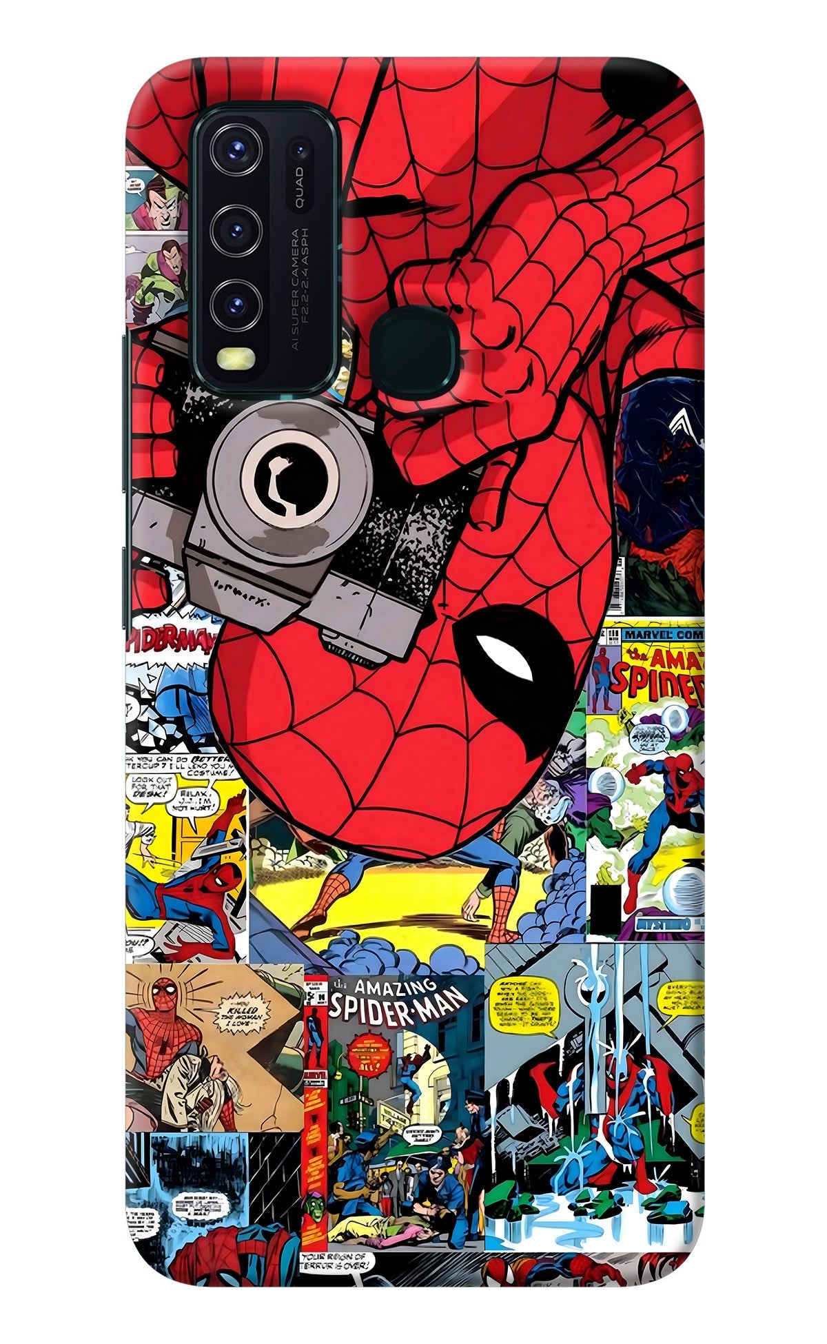 Spider Man Vivo Y30/Y50 Back Cover