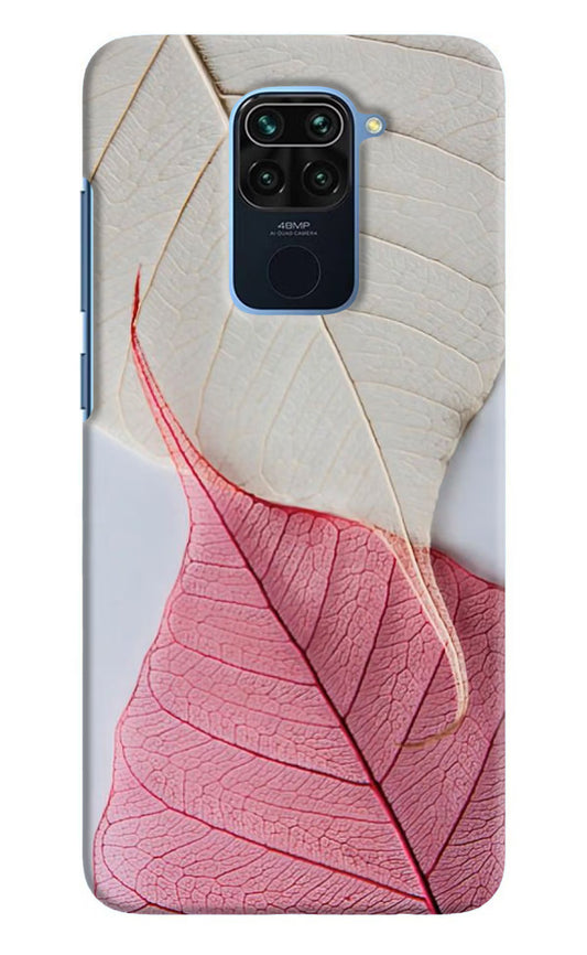 White Pink Leaf Case for Redmi Note 9 by Casekaro
