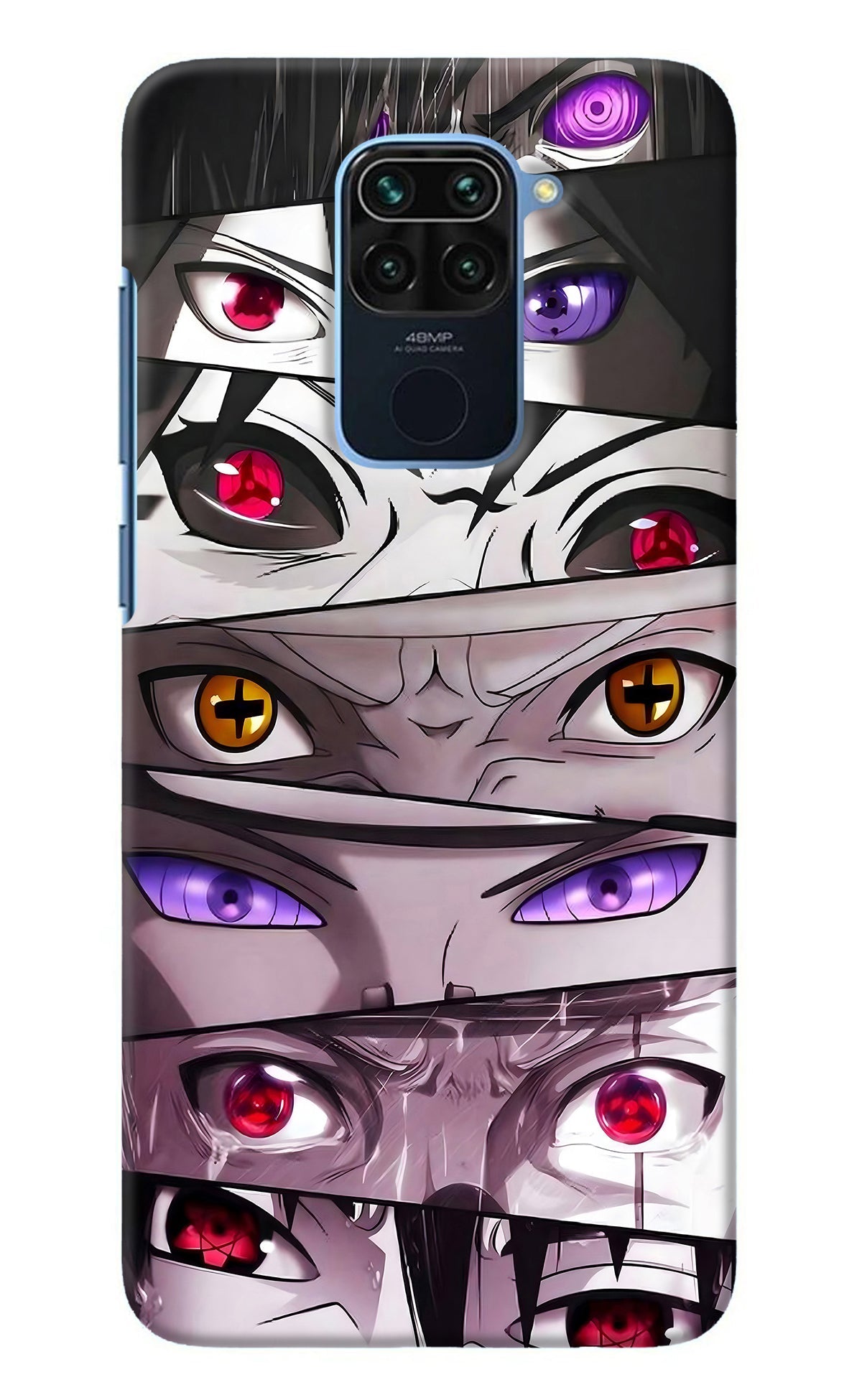 Naruto Anime Redmi Note 9 Back Cover