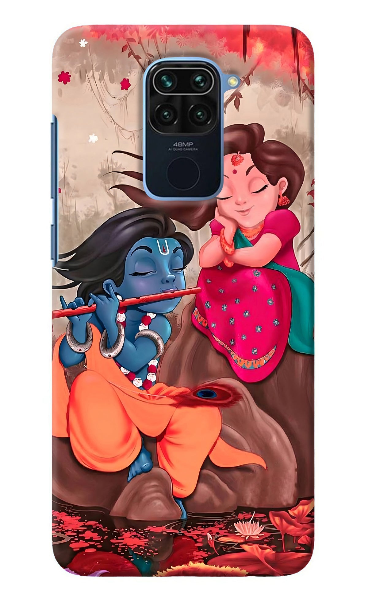 Radhe Krishna Redmi Note 9 Back Cover