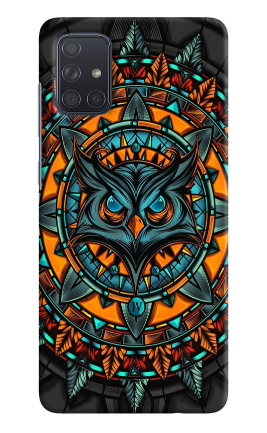 Angry Owl Art Case for Samsung A71 by Casekaro
