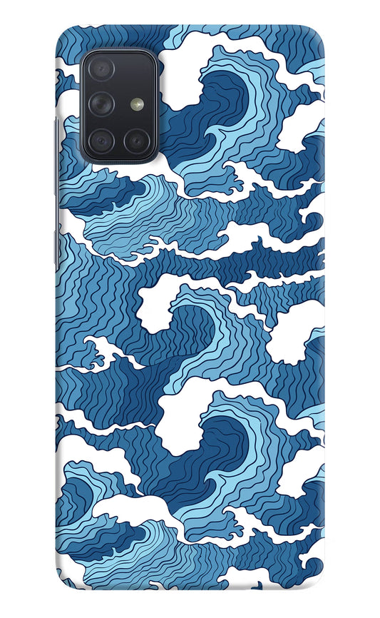 Blue Waves Case for Samsung A71 by Casekaro