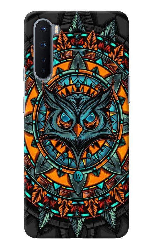 Angry Owl Art Oneplus Nord Back Cover