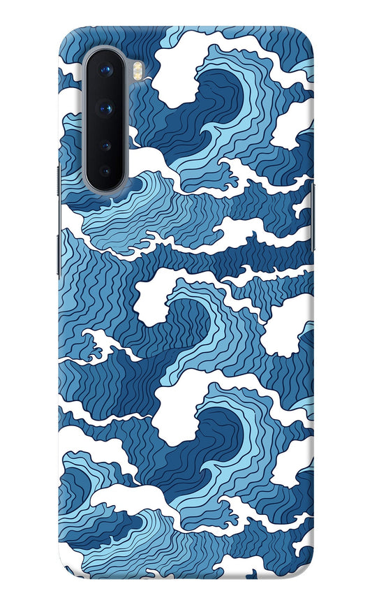 Blue Waves Oneplus Nord Back Cover