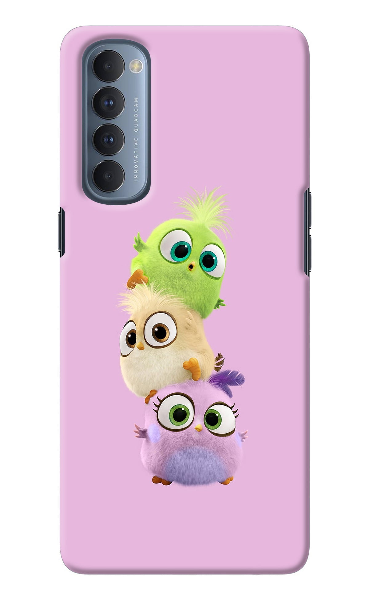 Cute Little Birds Oppo Reno4 Pro Back Cover