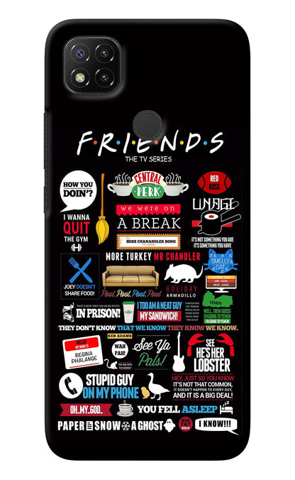 FRIENDS Redmi 9 Back Cover