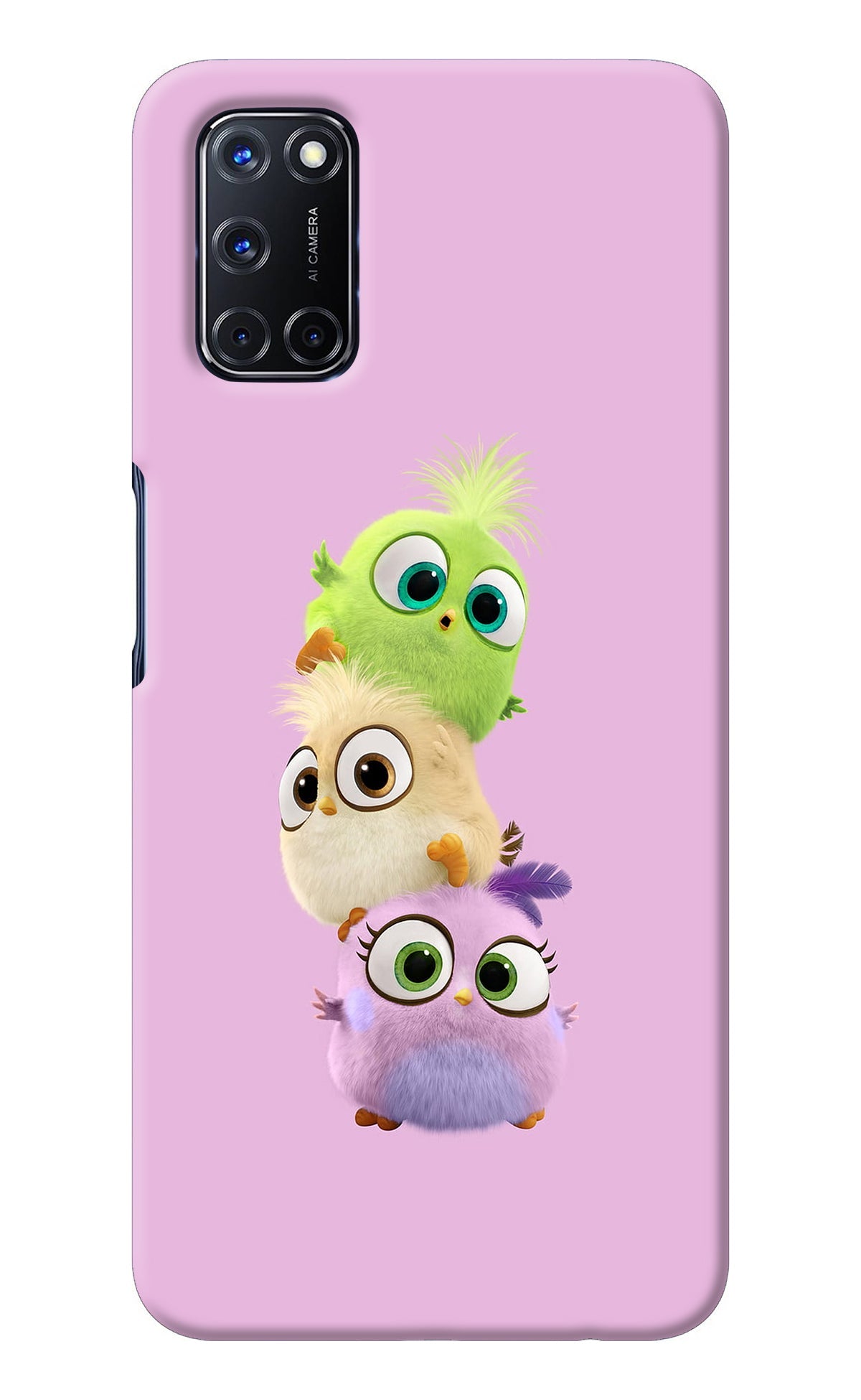 Cute Little Birds Oppo A52 Back Cover