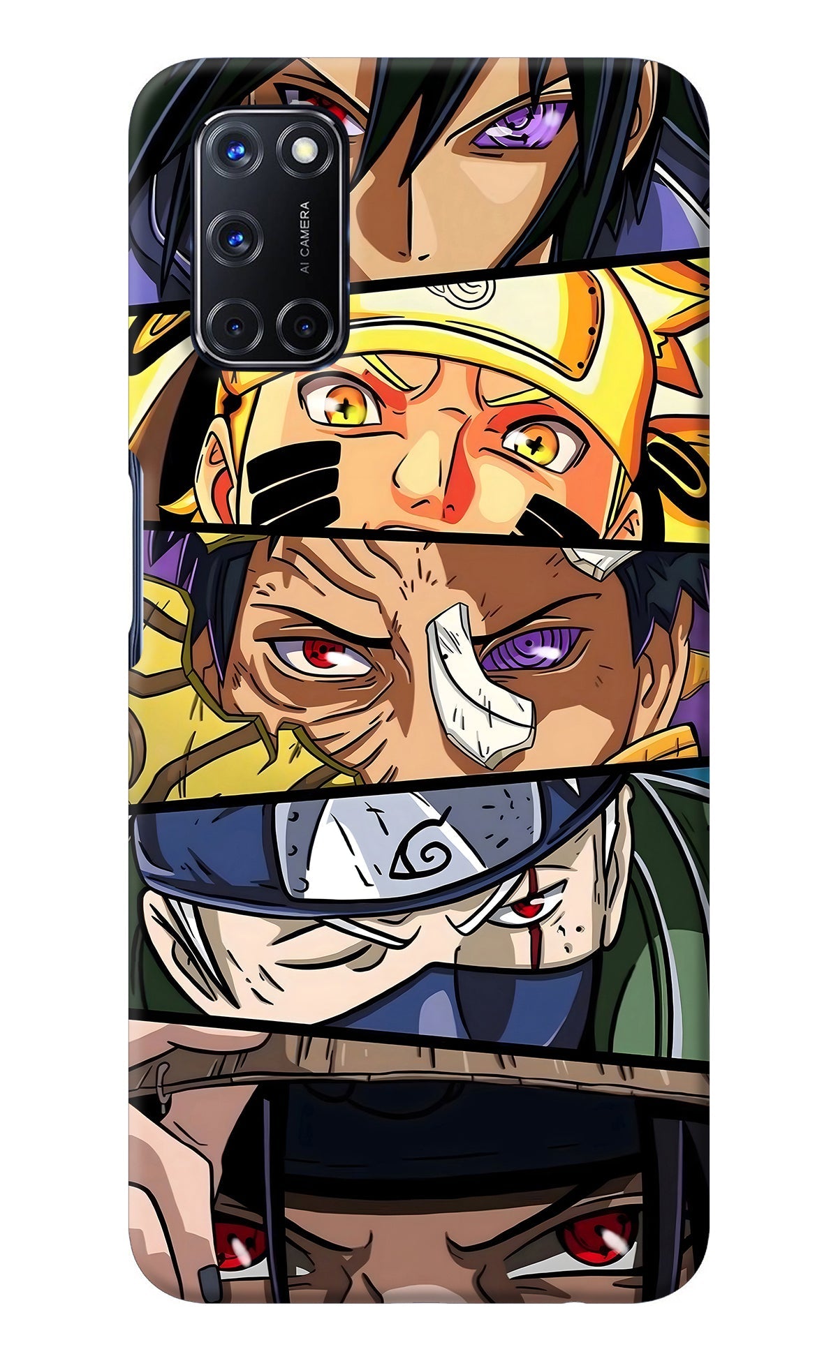 Naruto Character Oppo A52 Back Cover