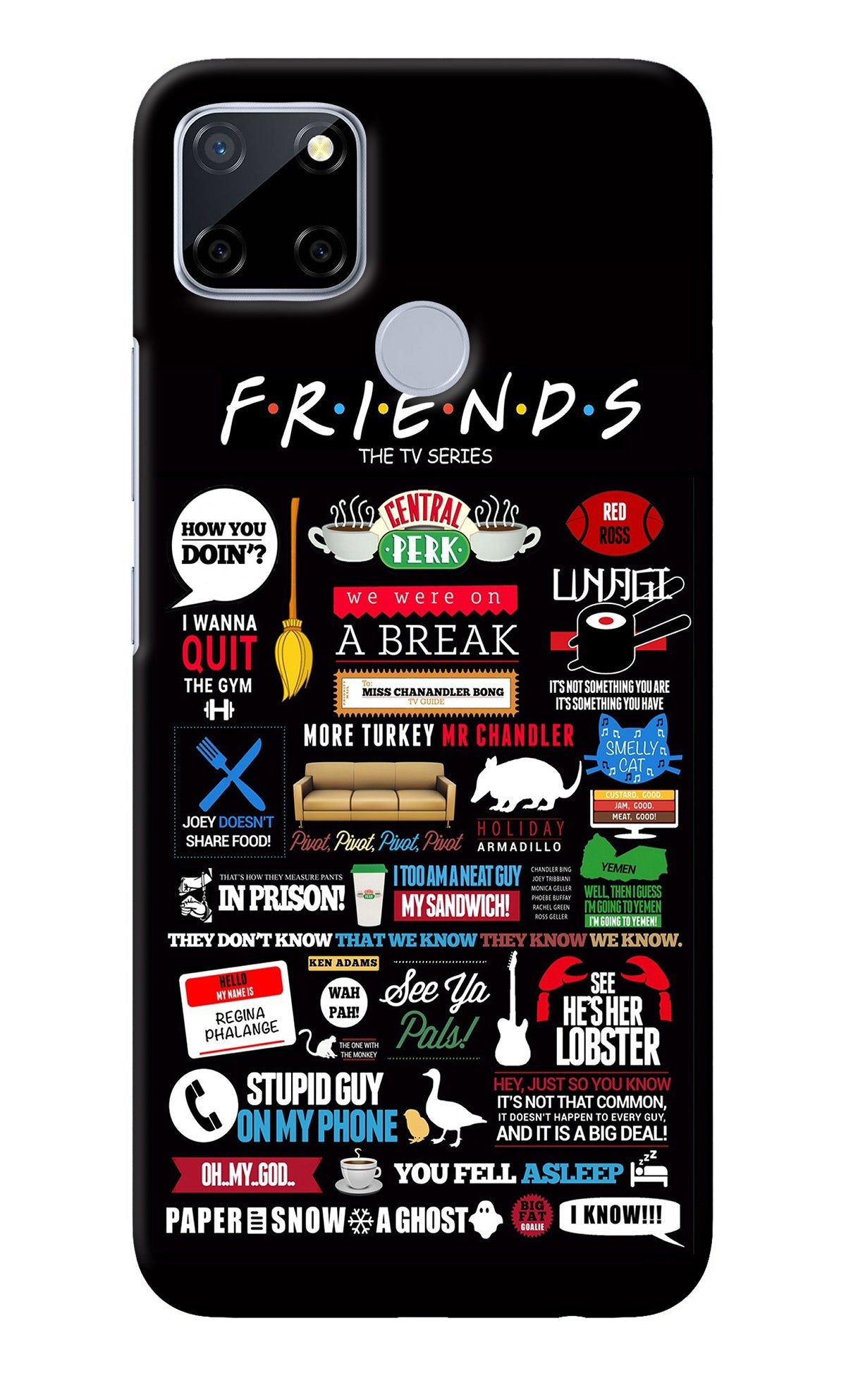 FRIENDS Realme C12/Narzo 20 Back Cover