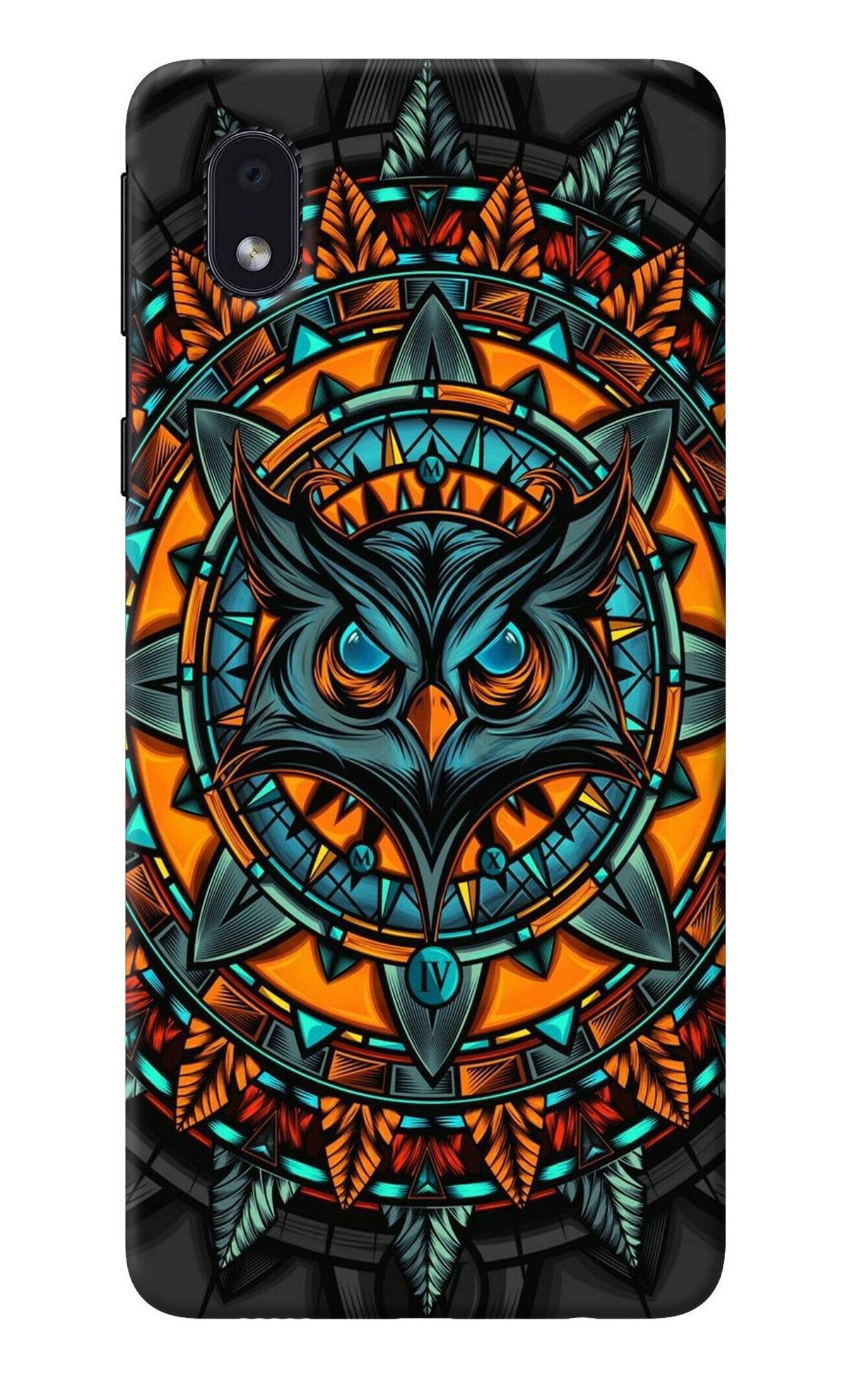 Angry Owl Art Samsung M01 Core Back Cover