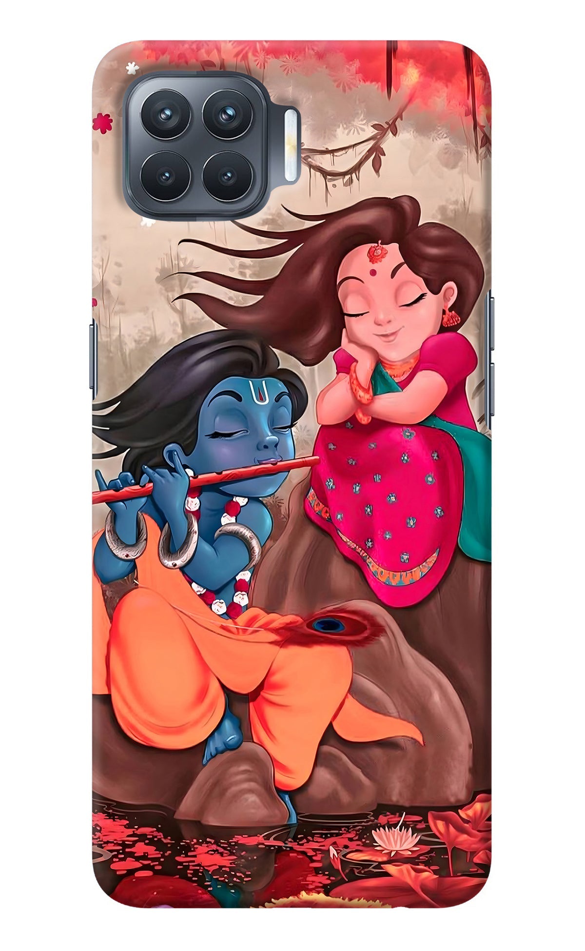 Radhe Krishna Oppo F17 Pro Back Cover