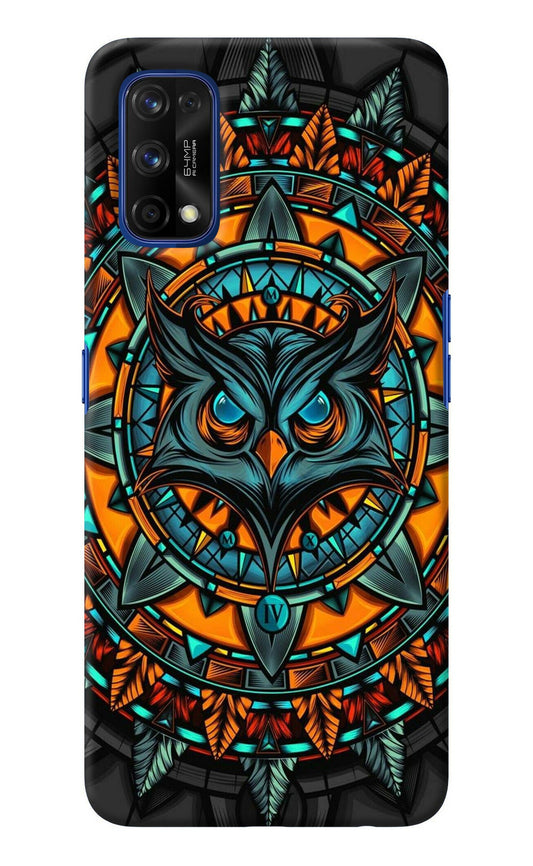 Angry Owl Art Realme 7 Pro Back Cover