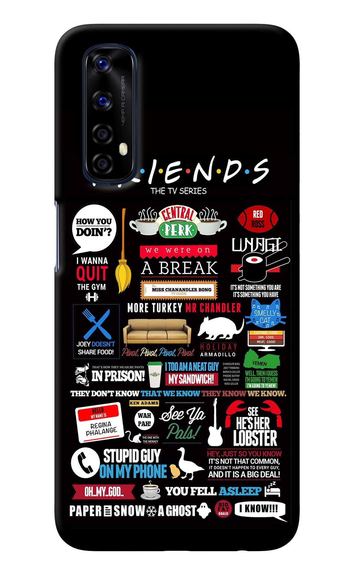 FRIENDS Realme 7/Narzo 20 Pro Back Cover