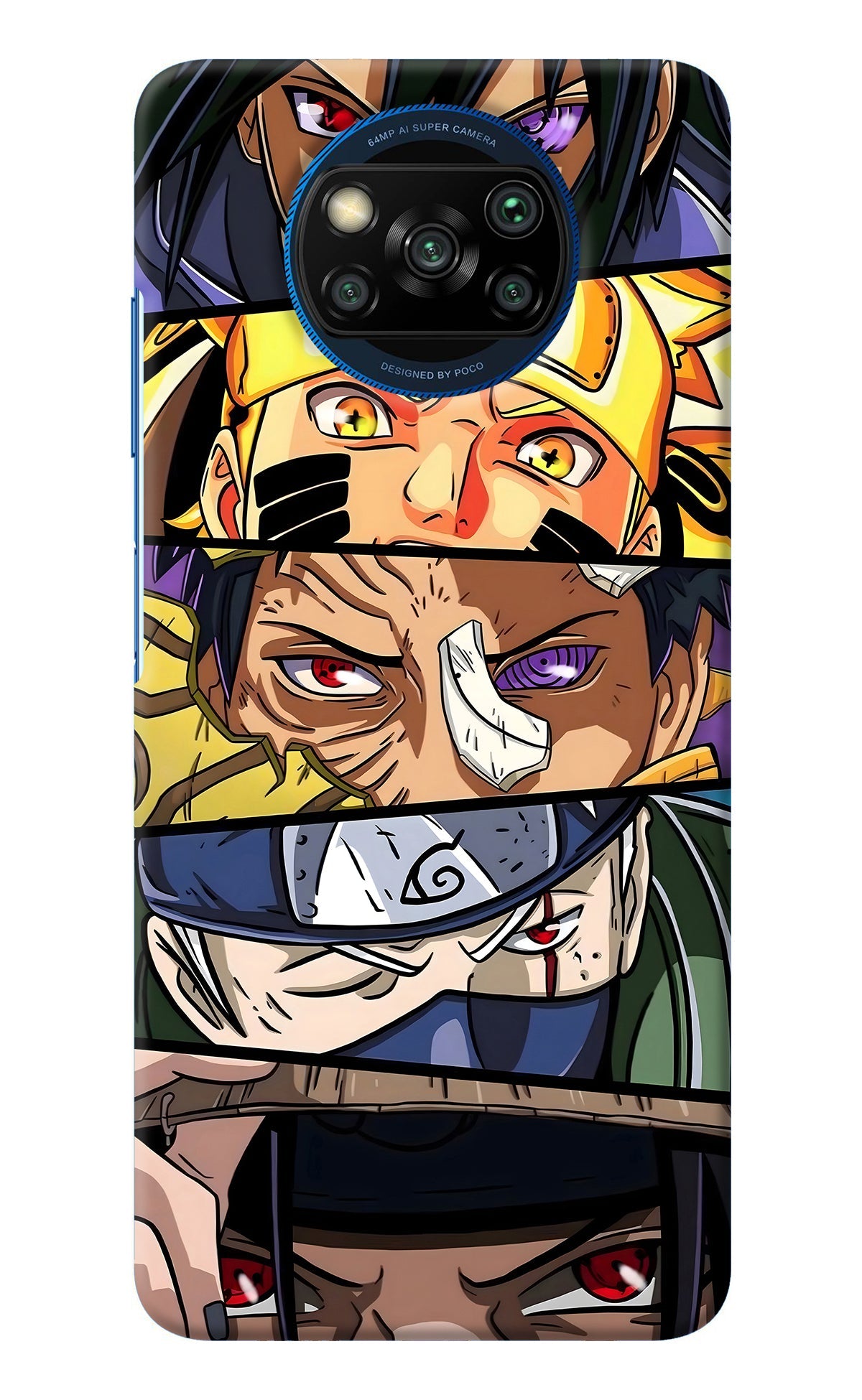 Naruto Character Poco X3/X3 Pro Back Cover