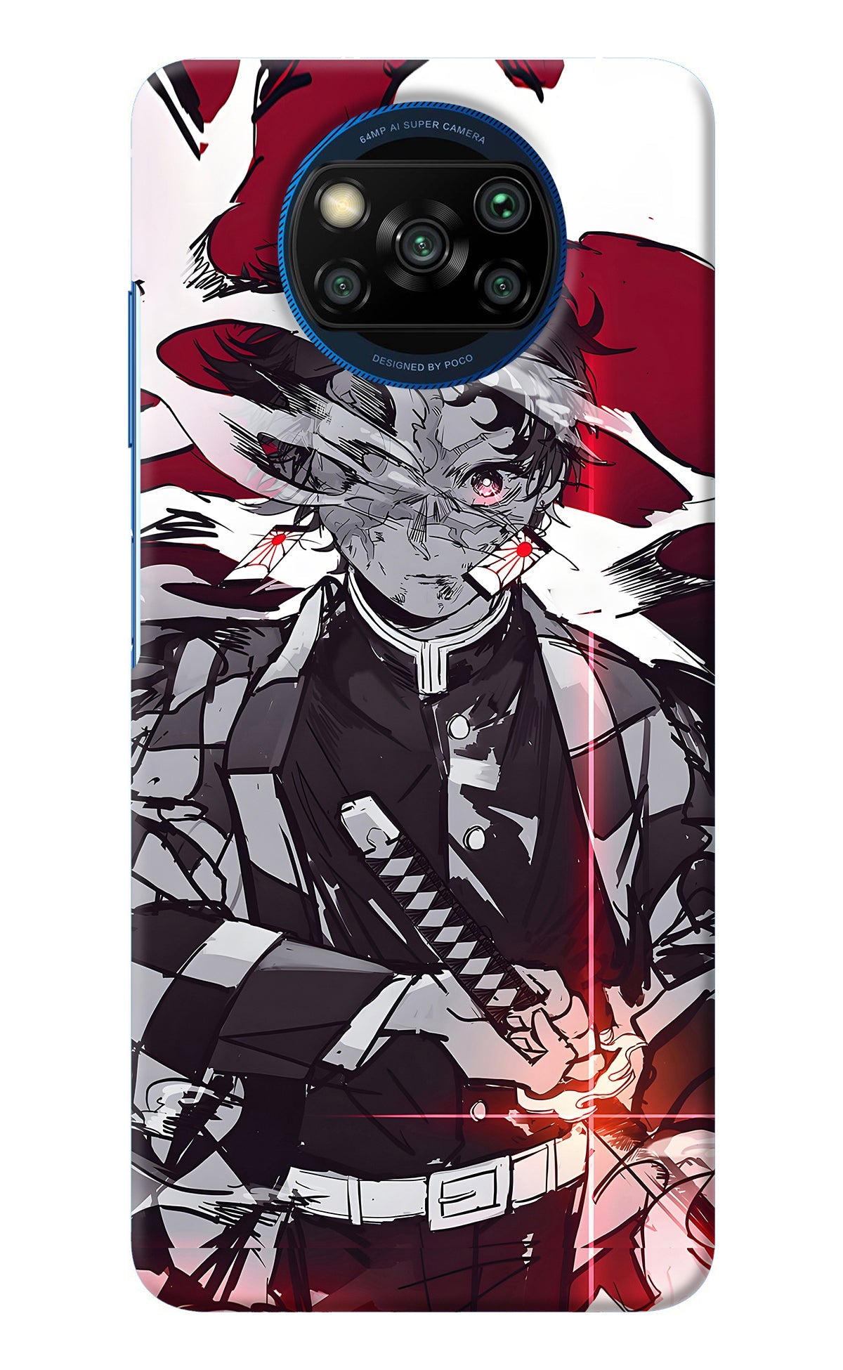 Demon Slayer Poco X3/X3 Pro Back Cover