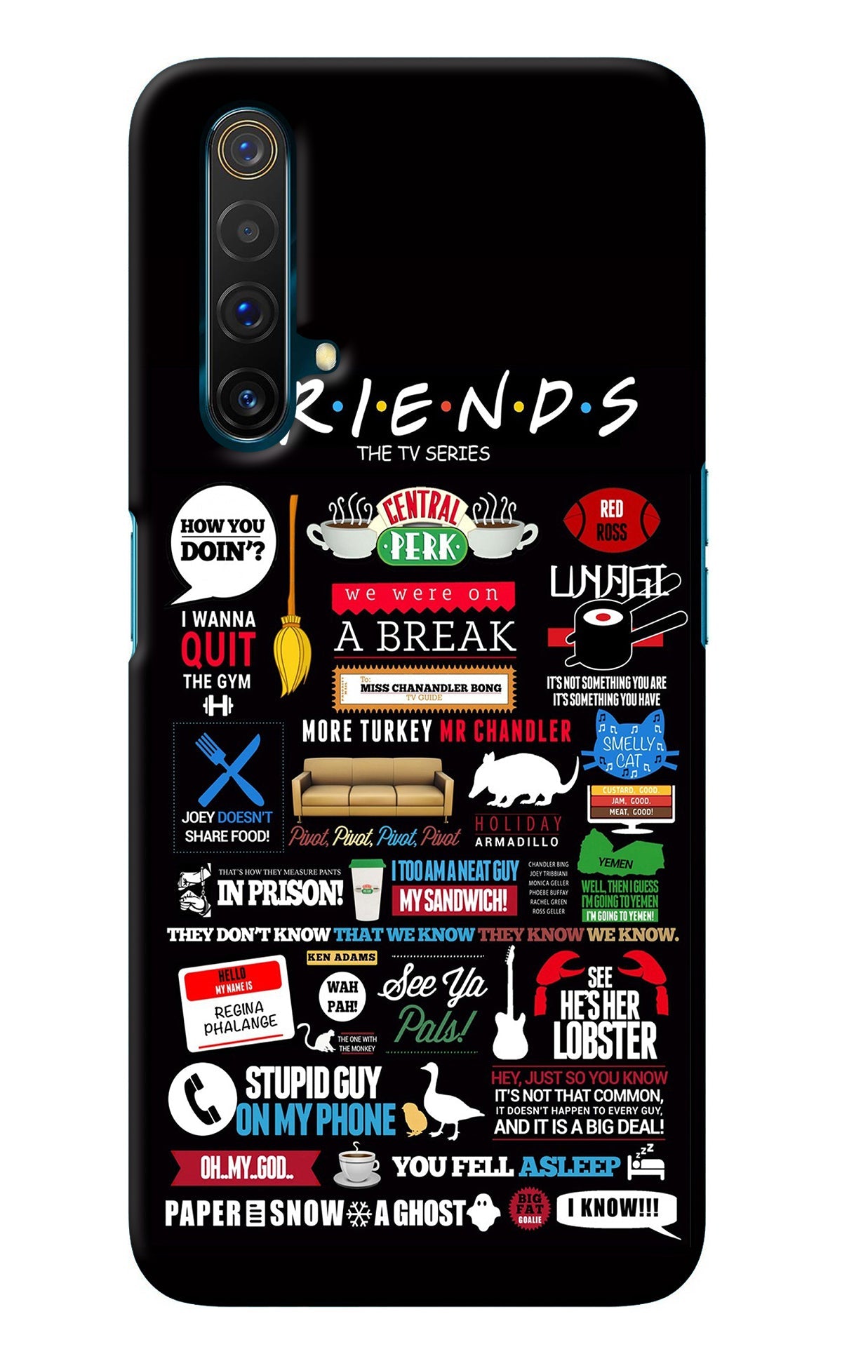 FRIENDS Realme X3 Back Cover