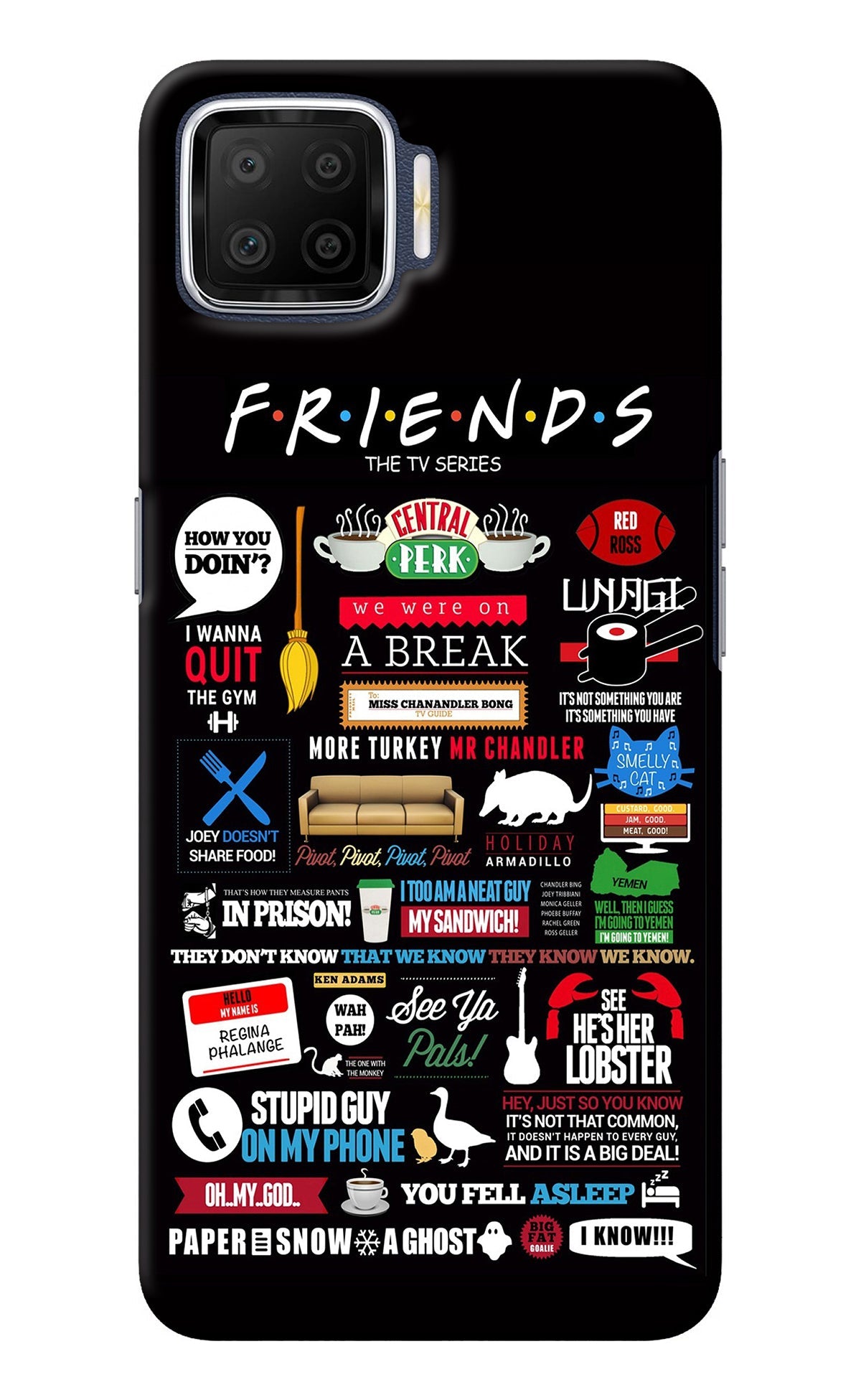 FRIENDS Oppo F17 Back Cover