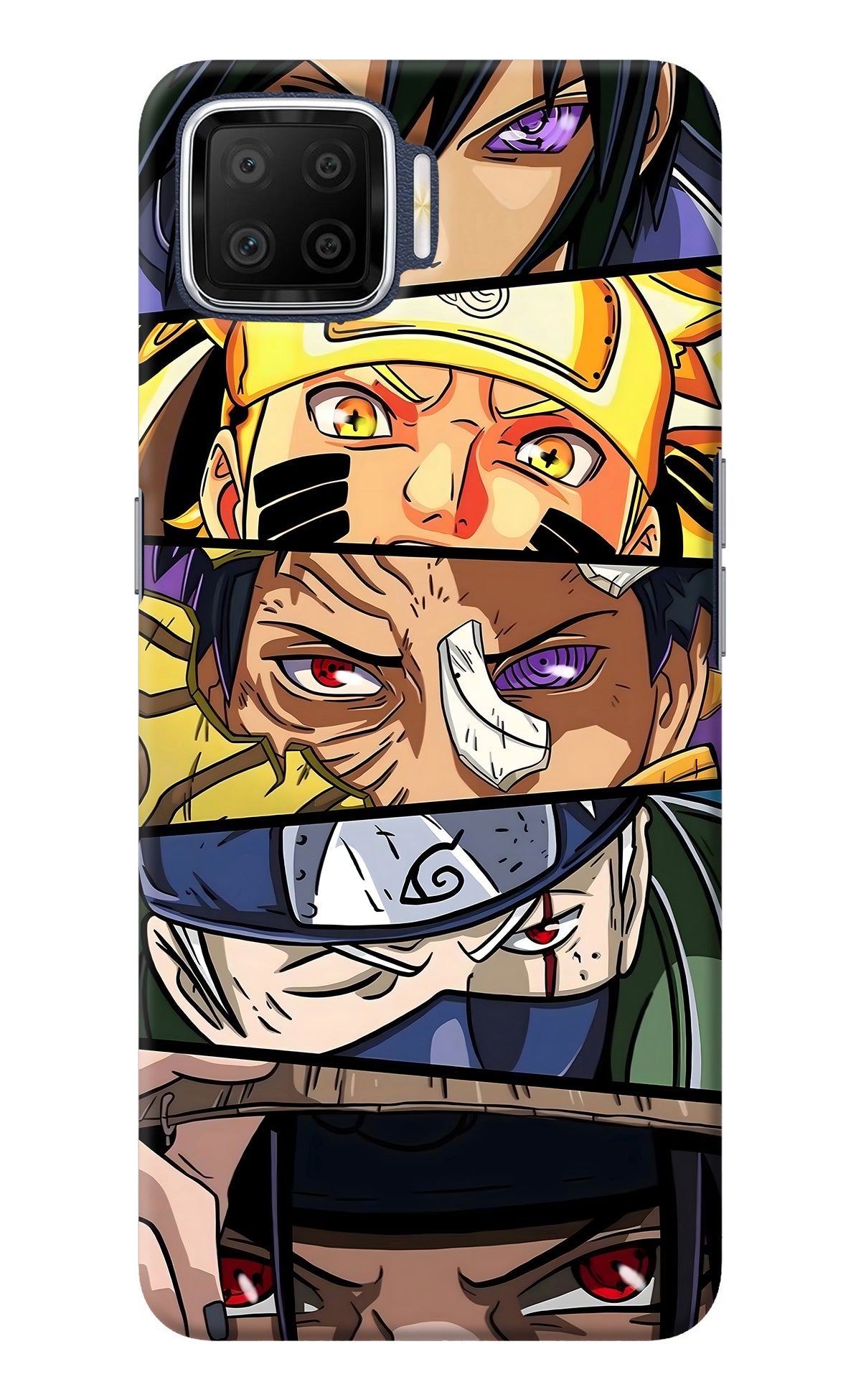 Naruto Character Oppo F17 Back Cover