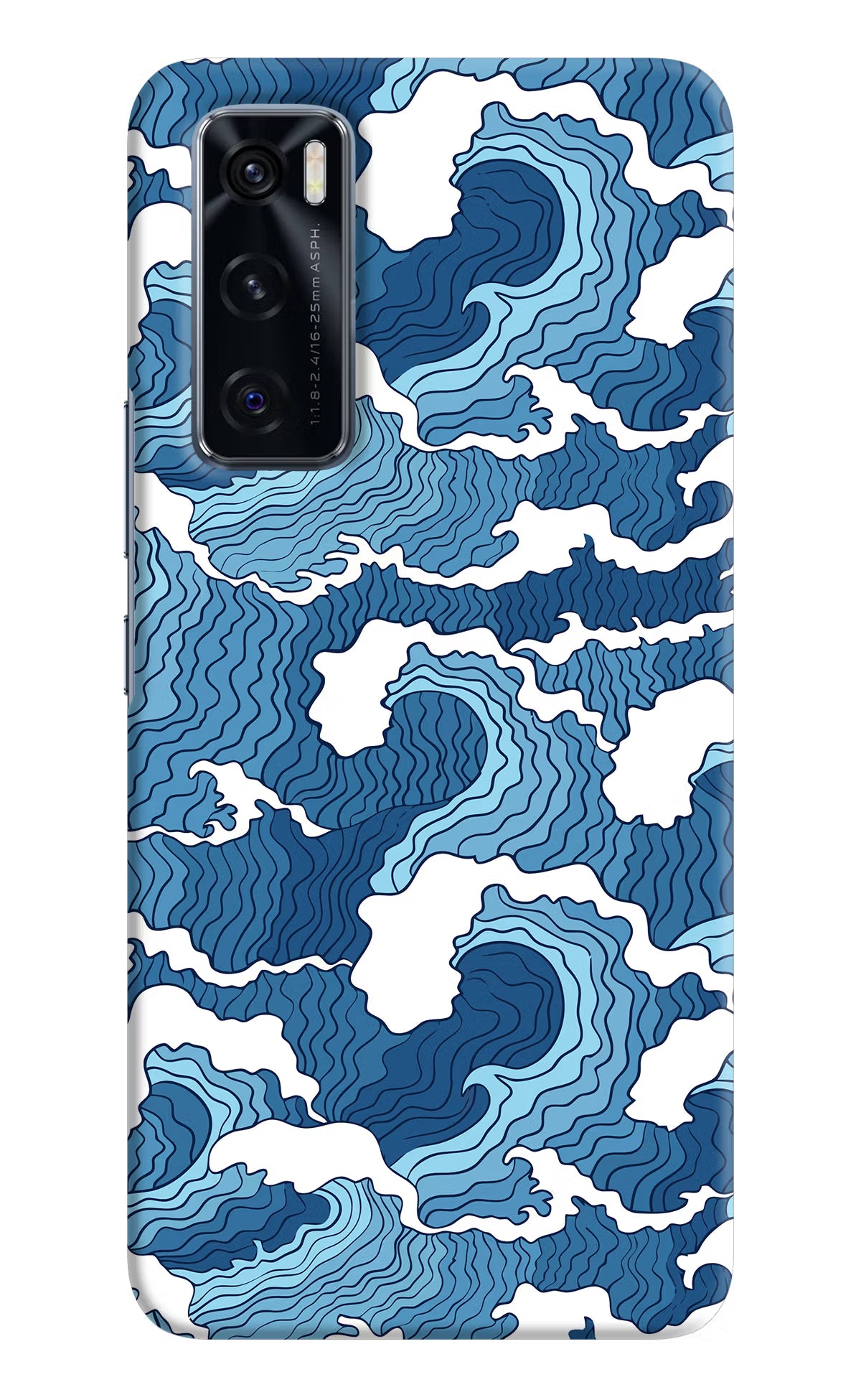 Blue Waves Case for Vivo V20 SE by Casekaro
