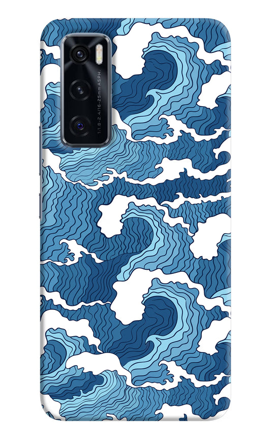 Blue Waves Case for Vivo V20 SE by Casekaro