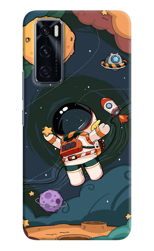 Cartoon Astronaut Case for Vivo V20 SE by Casekaro