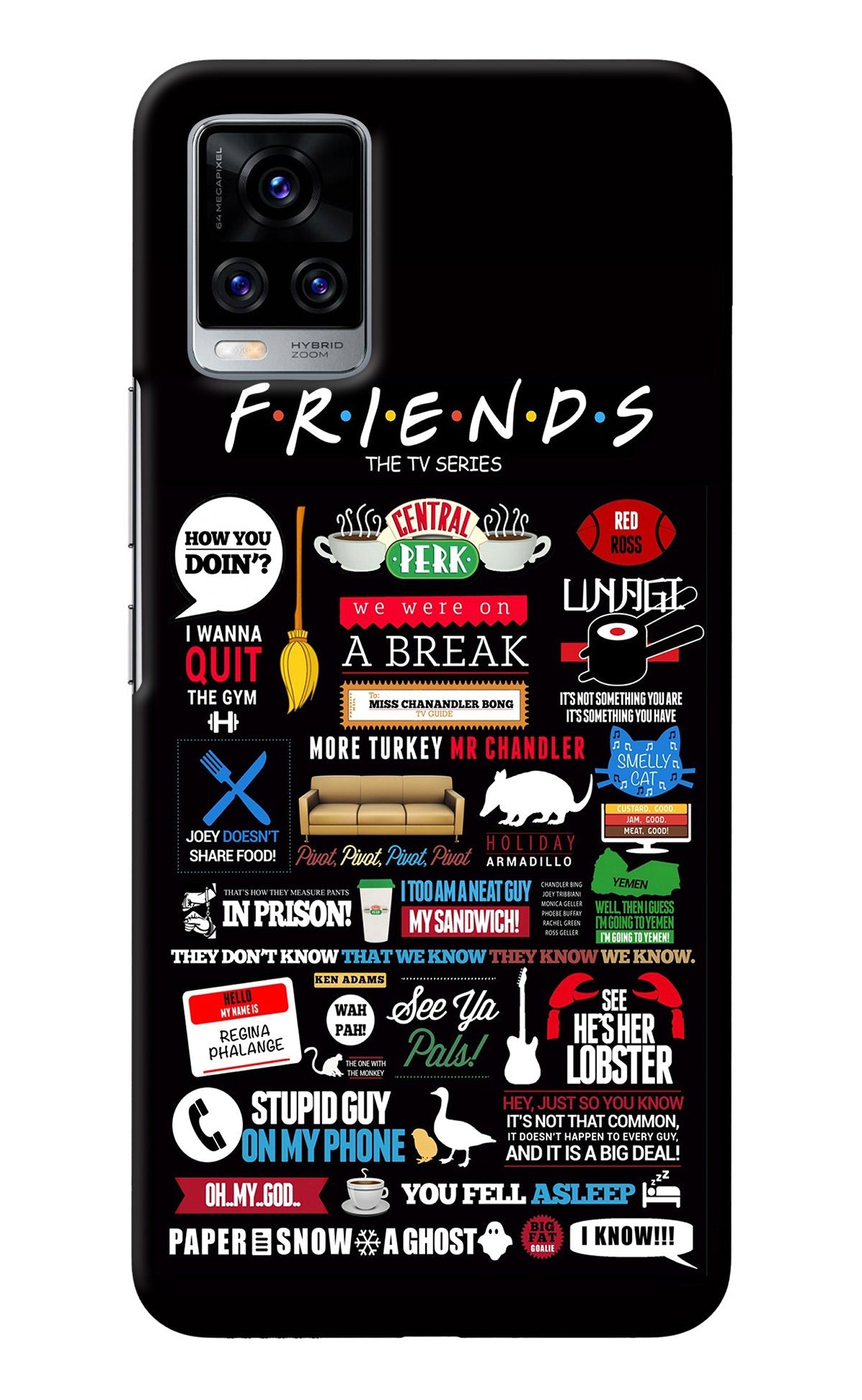 FRIENDS Vivo V20 Pro Back Cover