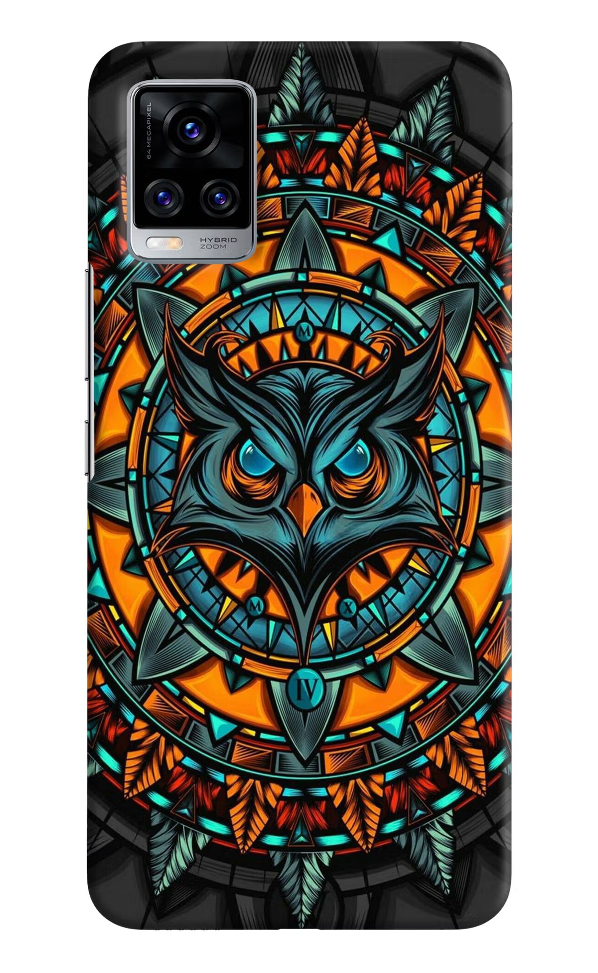 Angry Owl Art Case for Vivo V20 Pro by Casekaro