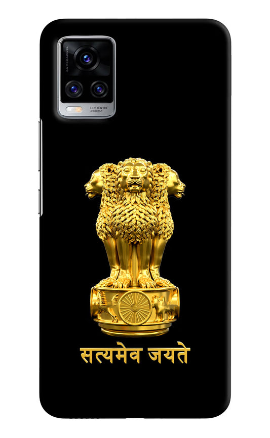 Satyamev Jayate Golden Case for Vivo V20 Pro by Casekaro